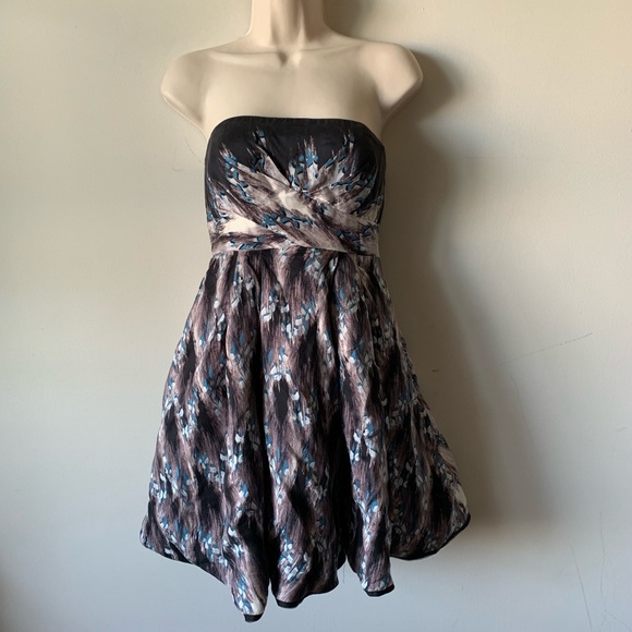 Tibi New York silk strapless mini dress (ooo) - Picture 1 of 7